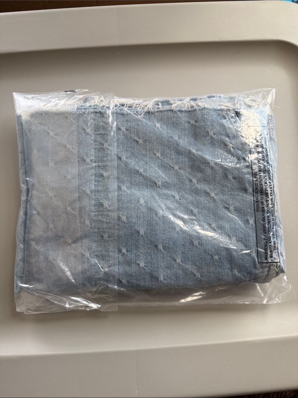 NWT Pilcro Jacquard Denim Mini Skirt - Picture 6 of 6